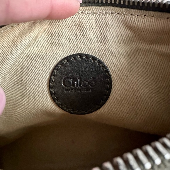 ⁦Chloé clutch bag, RARE Paddington model. Deep green leather clutch. - Picture 7 of 11